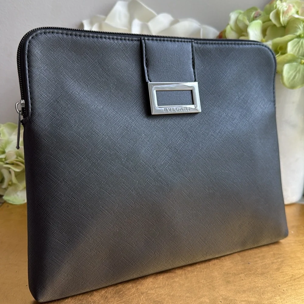 NWOT! Bulgari Cosmetic Case Clutch
